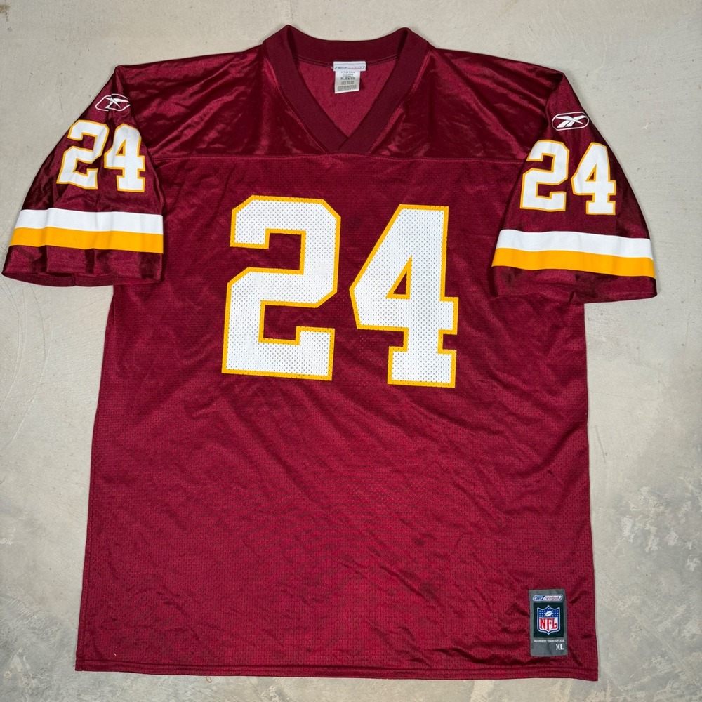 2000s Reebok NFL Washington Redskins Champ Bailey 24 Jersey XL Burgundy Vintage
